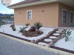 Gravas y áridos decorativos para jardines
